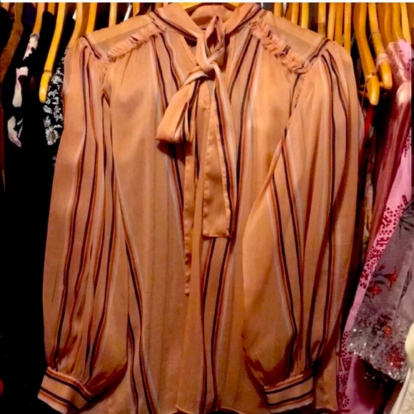 Anthropologie blush blouse